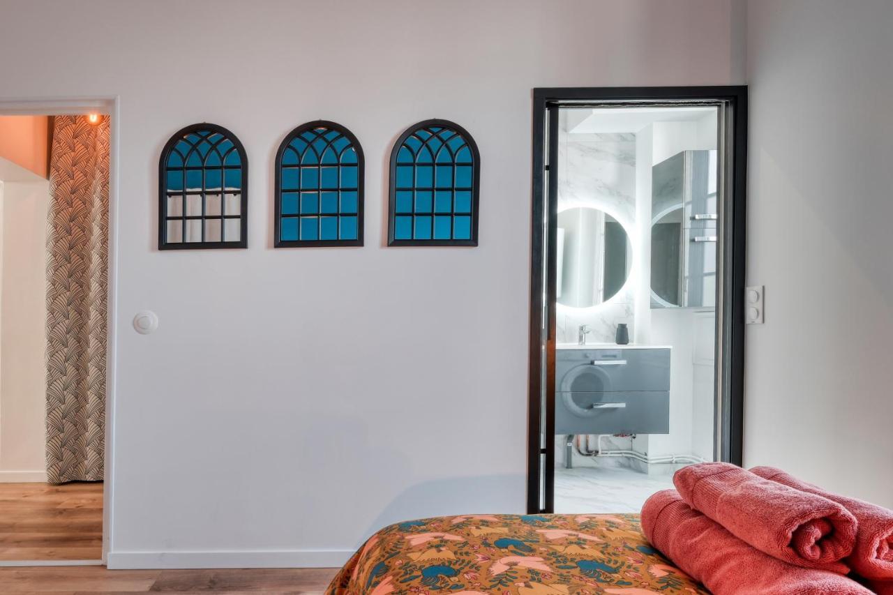 Ferienwohnung Superbe 2 Pieces Avec Jacuzzi Privatif Face Gare Proche Cathedrale Chartres Exterior foto
